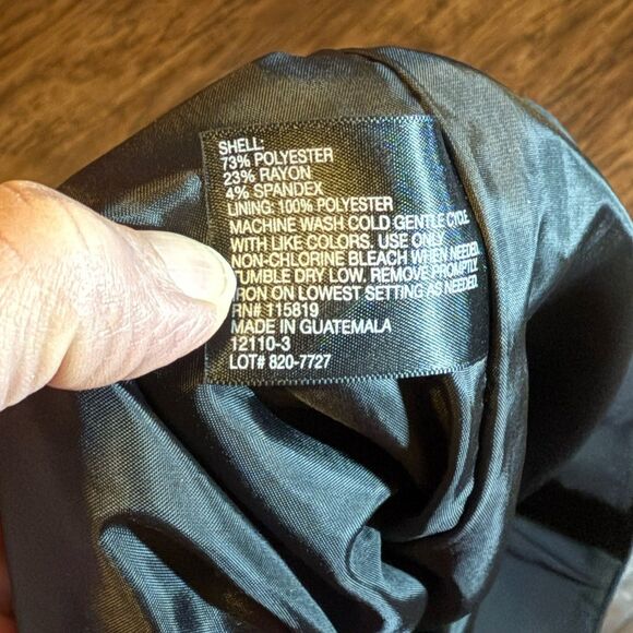 Worthington Women’s Size 10 Black Pencil Skirt Mini Skirt Lined - Picture 5 of 6